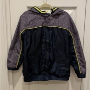 3T boys navy and volt raincoat!